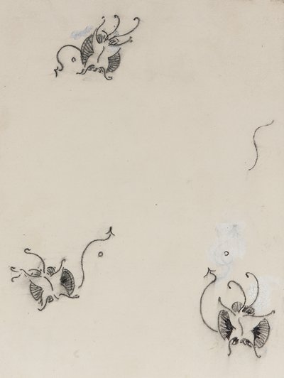 Three Whistler Butterflies, c.1890 by James Abbott McNeill Whistler